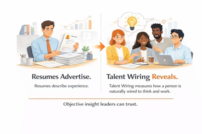 Resumes Advertise. Talent Wiring Reveals.